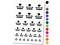 Notice Me Senpai Anime Manga Temporary Tattoo Water Resistant Fake Body Art Set Collection